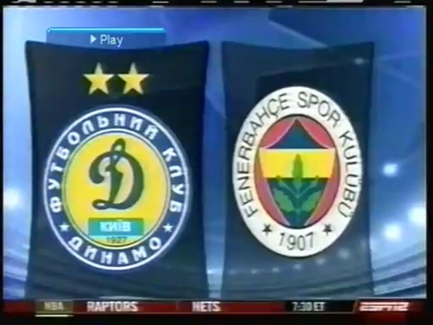 Dynamo Kyiv - Fenerbahce score ≻ 03.11.2022 ≻ Match score ≡