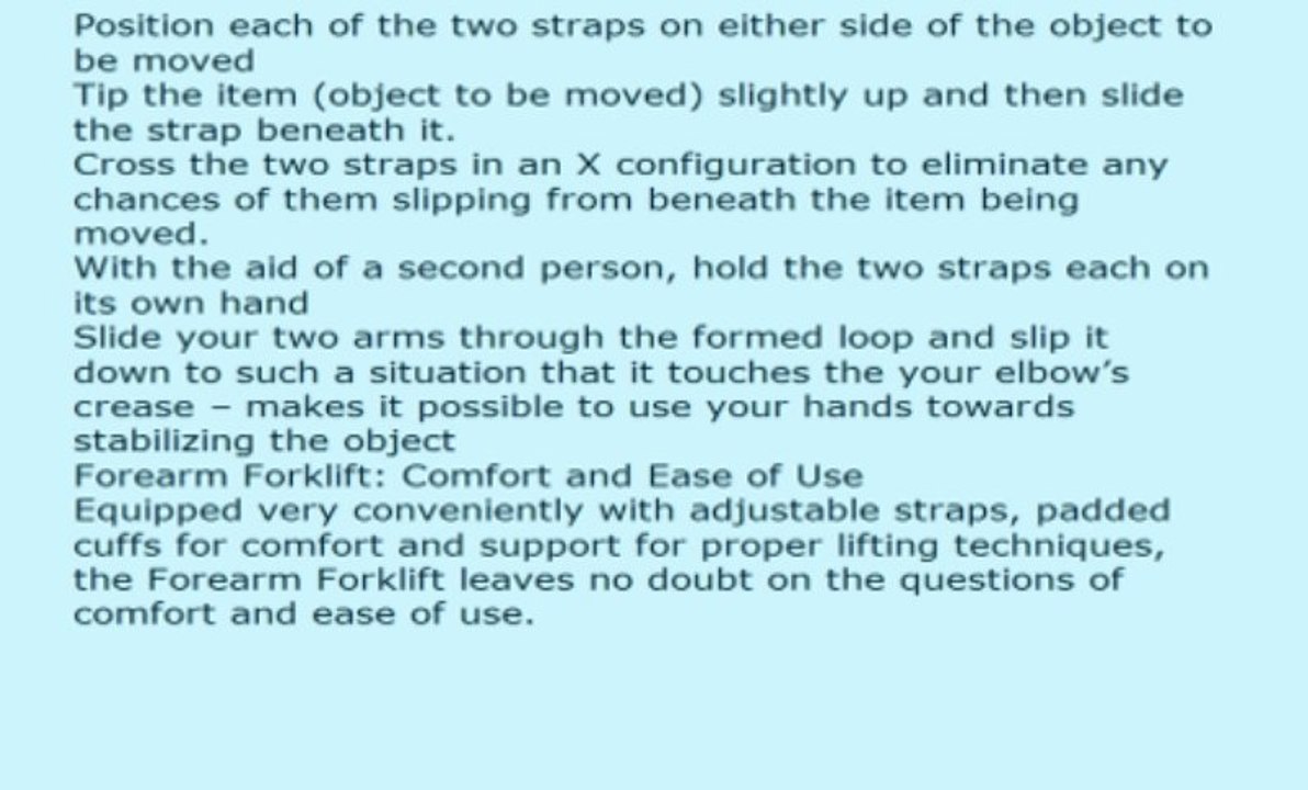 ForeArm Forklift - Are Lifting Straps Worth Reliable ? Exclusive Review!