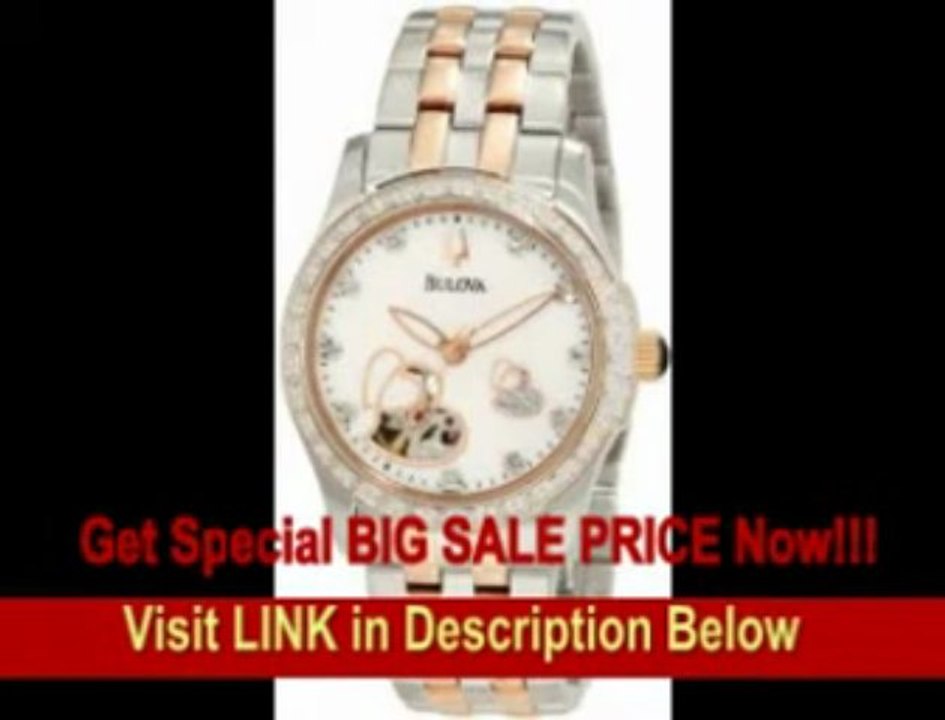 [SPECIAL DISCOUNT] Bulova Women's 98R154 BVA-Series 130 Mother of Pearl Dial Watch