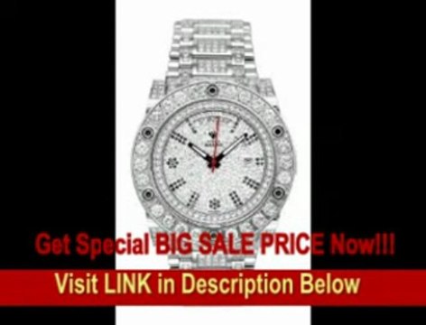 [SPECIAL DISCOUNT] NEW! Aqua Master Men's Magnum Automatic Diamond Watch with Skeleton Back, 22.00 ctw