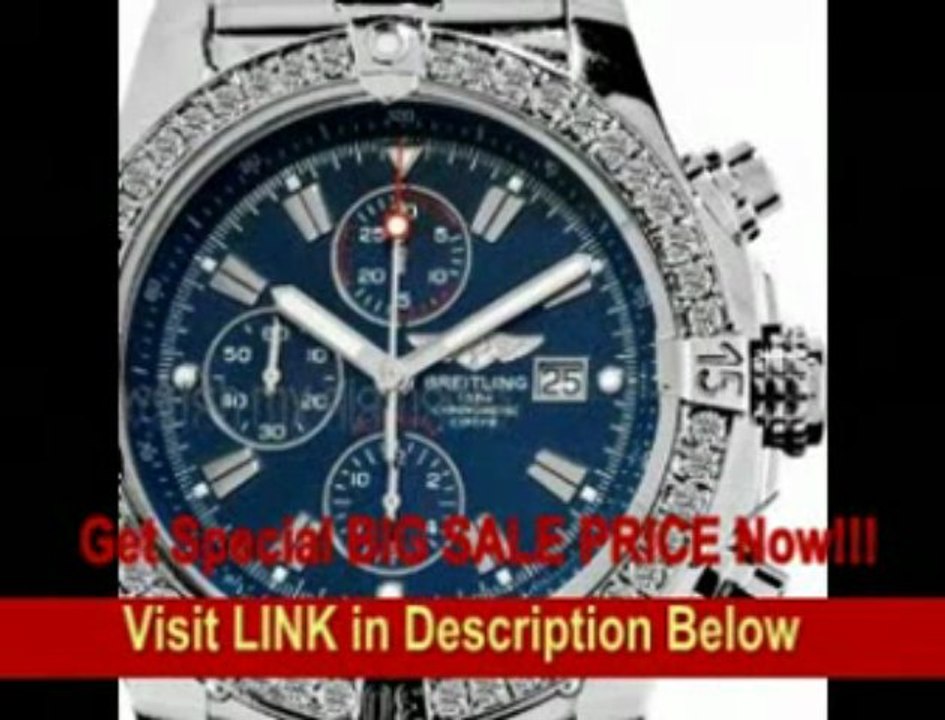 [REVIEW] NEW 3.20 CT DIAMOND BEZEL Breitling Aeromarine Super Avenger