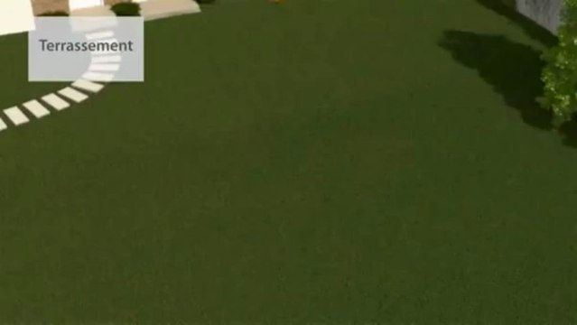 CARON Piscines : Piscine hors-sol en béton ZENDO