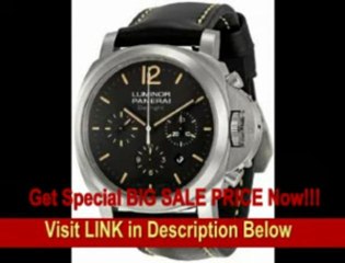 [BEST PRICE] Panerai Men's PAM00356 Luminor Contemporary Chronograph Watch