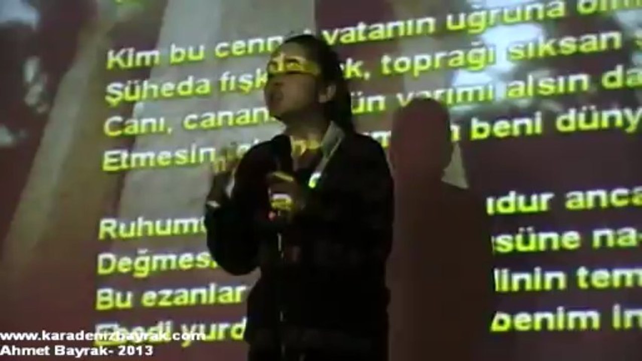 İSTİKLAL MARŞI MEHMET AKİF ANMA-Karadeniz Bayrak Gazetesi-ahmet bayrak