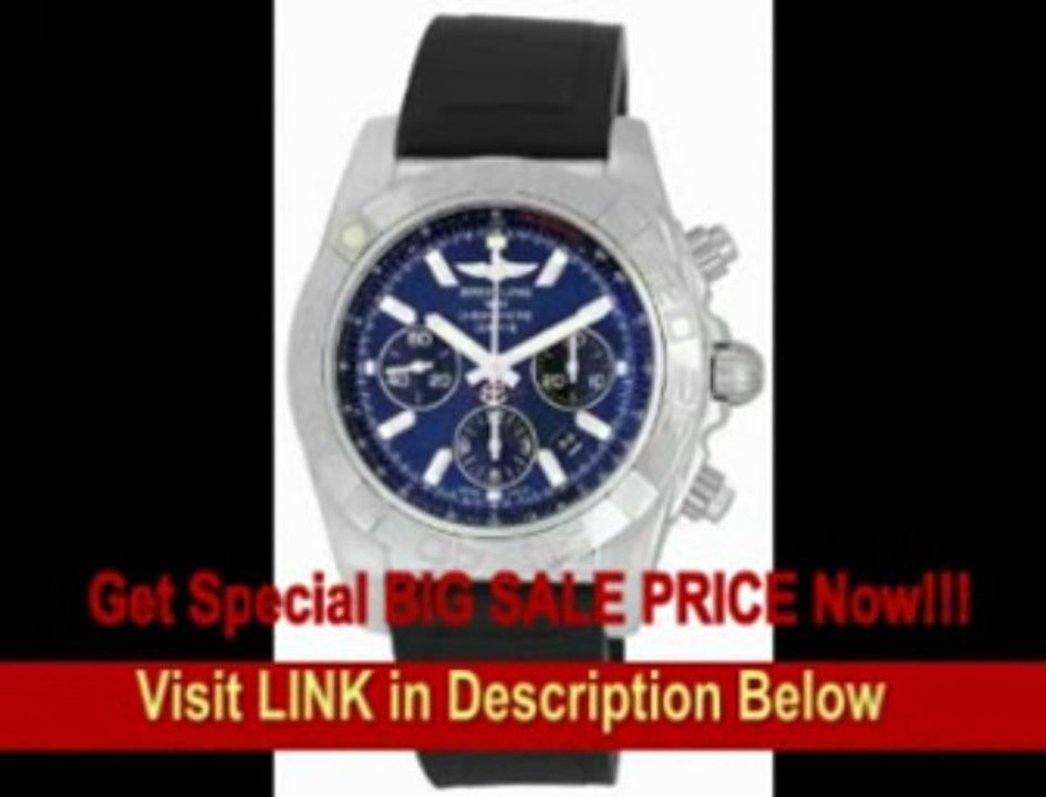 [BEST PRICE] Breitling Men's AB011012/C789 Chronomat B01 Blue Chronograph Dial Watch
