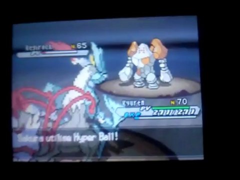 Pokemon version blanc 2 . 19 ) La capture de Regiroke