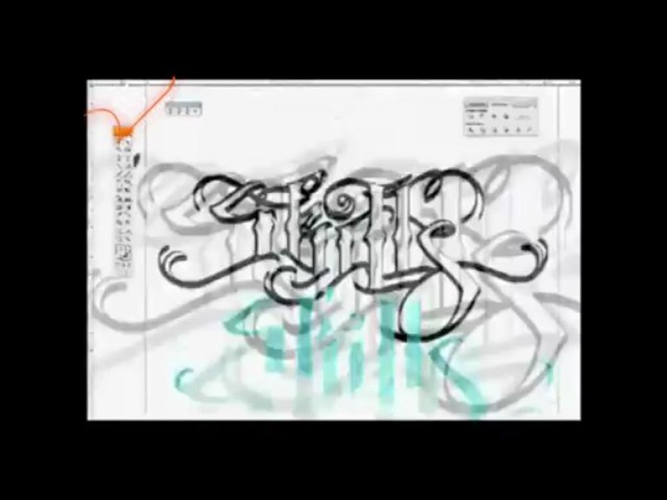 3h vector-lettering in 3 min