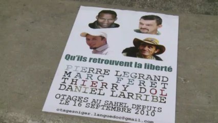 Otages au Mali: rassemblement de soutien au Trocadéro