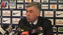 Conférence de presse de Carlo Ancelotti avant Saint-Etienne-PSG