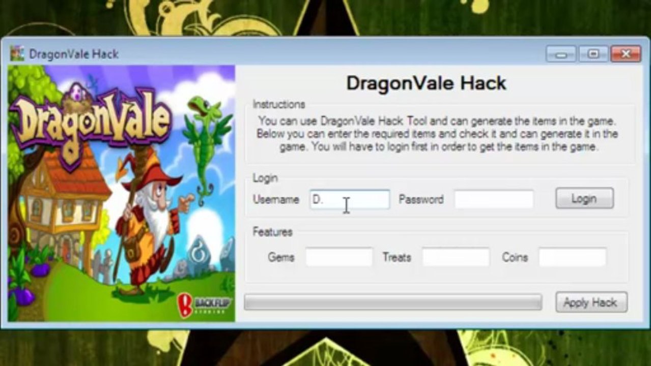 dragon vale 2013 Cheat Tool No Password
