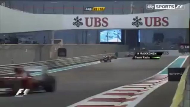 Abu Dhabi 2012 Kimi Räikkönen Leave me alone Team Radio