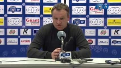 L1 / 2012-13 : Bastia 4-1 Lyon : Conf. de F. Hantz