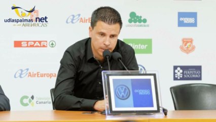Rueda de prensa de Sergio Lobera (UD 2-0 CASTILLA)