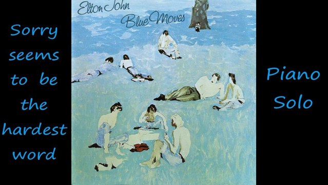 Elton John - Sorry seems to be the hardest word - Piano Solo