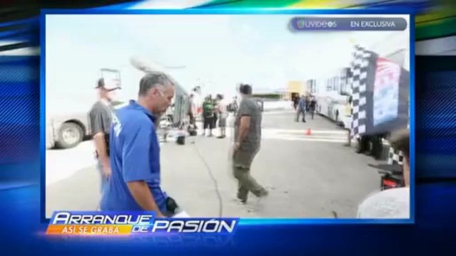 Detrás de cámara de ADP Kate del Castillo, Christian Meier.