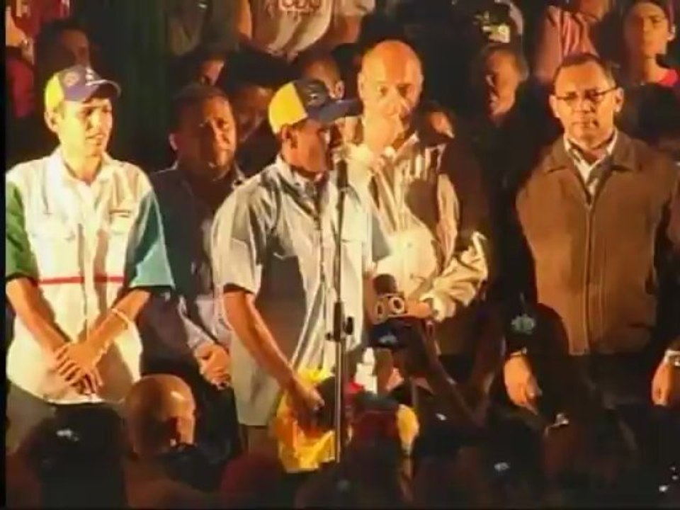 Capriles desde Mérida: "Aquí la lucha es de un pueblo contra un Gobierno corrupto"