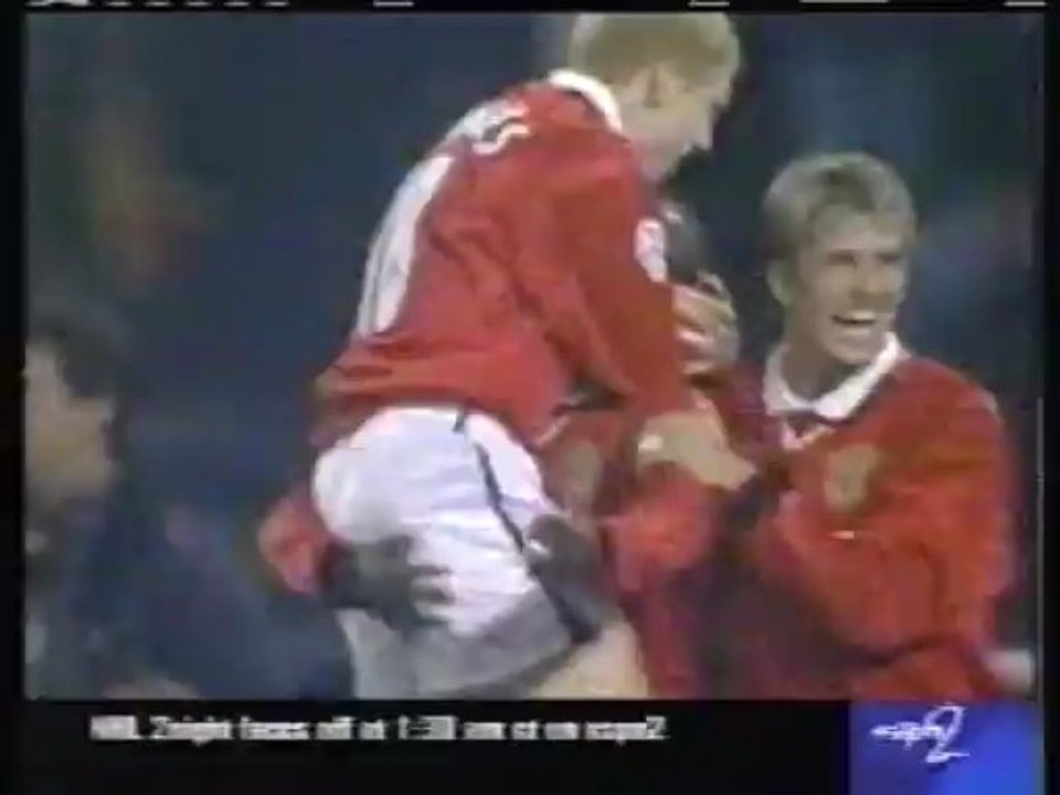 1999 (April 21) Juventus (Italy) 2-Manchester United (England) 3 (Champions League)