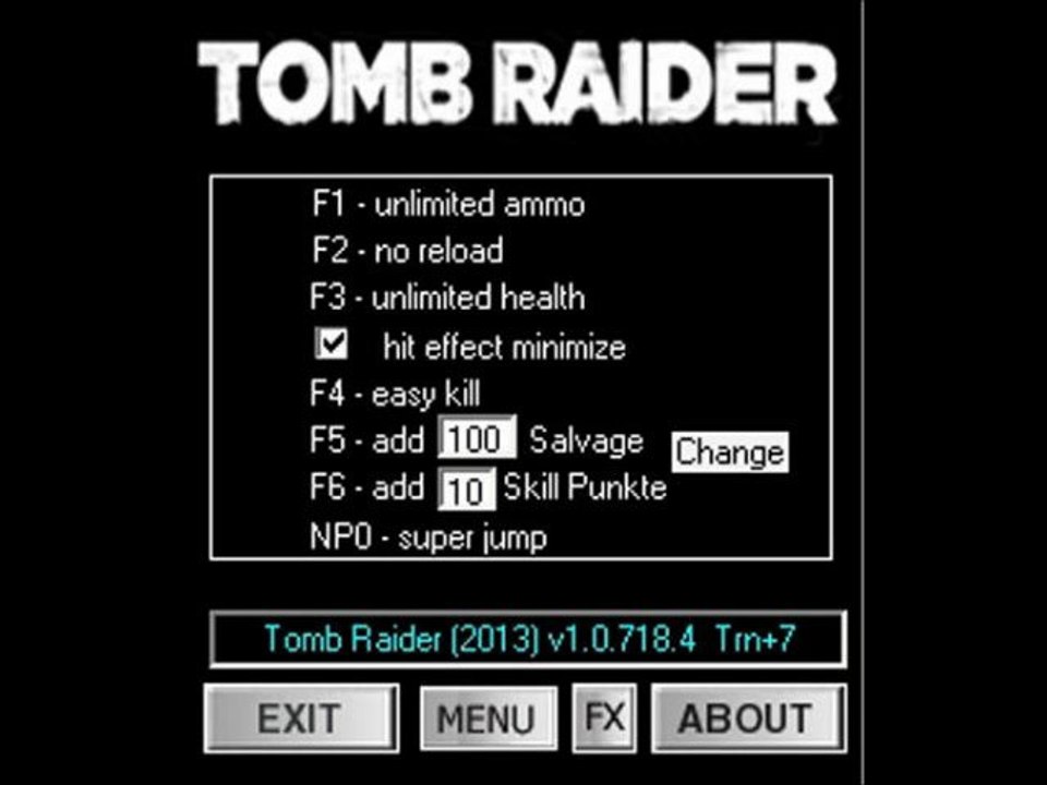 TOMB RAIDER 2013 [FREE CHEATS AND TRAINER]
