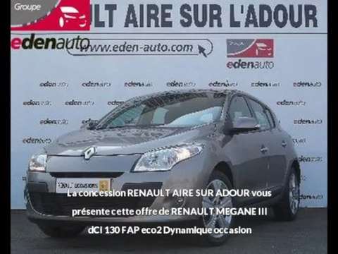 Annonce RENAULT MEGANE III dCi 130 FAP eco2 Dynamique