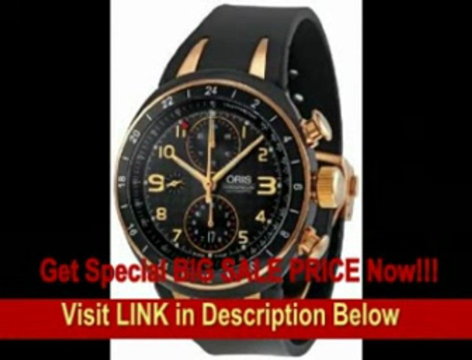 [SPECIAL DISCOUNT] Oris Men's 01 677 7590 7764 07 4 28 03R TT3 Carbon Fiber Dial Watch