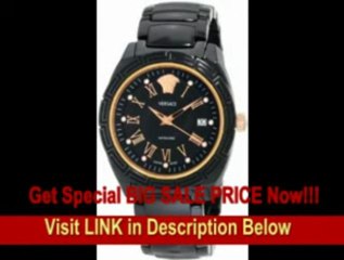 [SPECIAL DISCOUNT] Versace Men's 01AC9D009 SC09 DV One Automatic Ceramic Rose-Gold Plated Black-dial Watch
