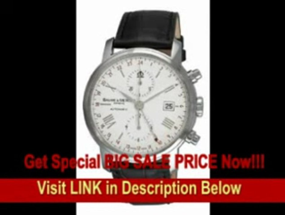 [FOR SALE] Baume & Mercier Men's 8851 Classima Executives Chronograph White Dial Watch