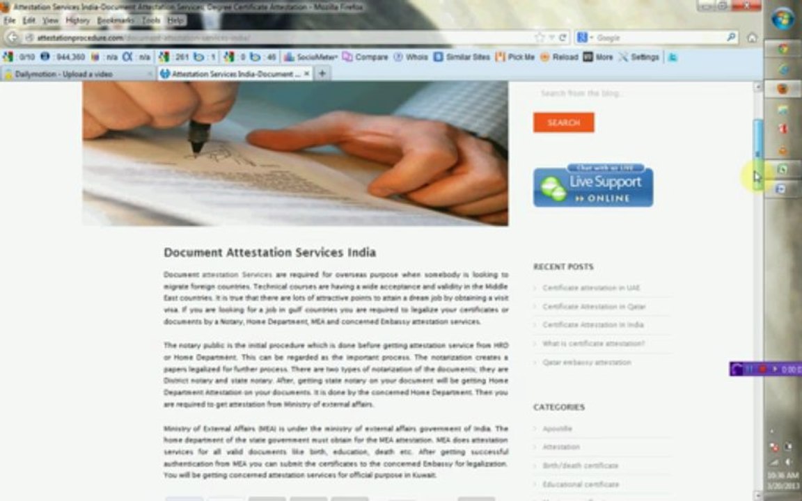 Document Attestation Services India