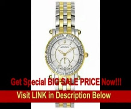 [BEST PRICE] Accutron 28R017 Women's Courchevel Two Tone Diamond Watch