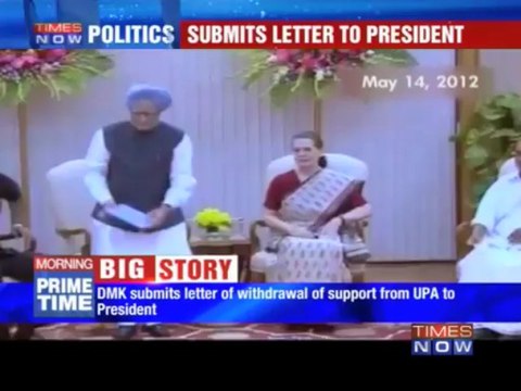 DMK officially withdraws support from UPA