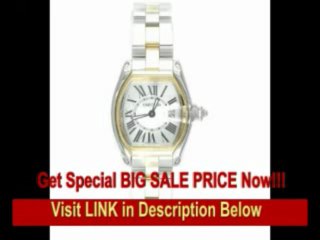 [SPECIAL DISCOUNT] Cartier Women's W62026Y4 Roadster Stainless Steel and 18K Gold Watch