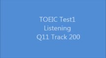 TOEIC Test1 Listening Q11 Track200
