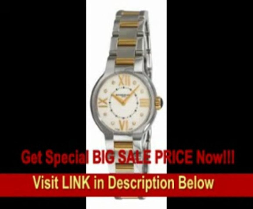 [BEST PRICE] Raymond Weil Women's 5927-STP-00995 Noemia Two tone Diamond Dial Watch