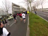 La course de l'inauguration du Pont Chaban-Delmas à Bordeaux, de l'intérieur