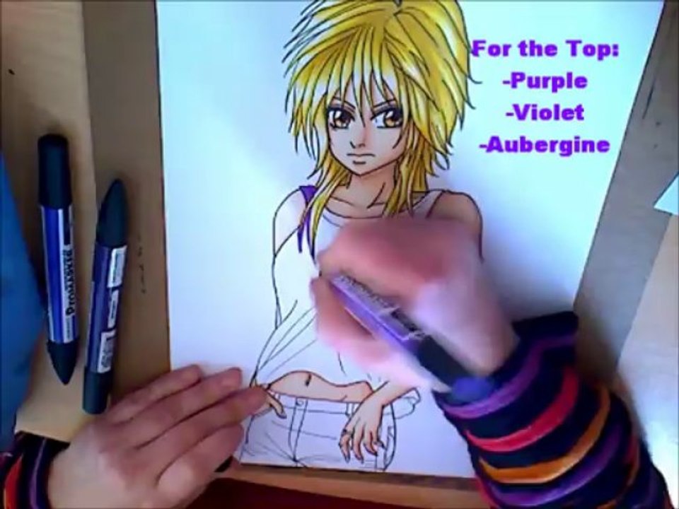 Réalisation d'un Dessin - Colorisation Traditionnelle aux Promarkers