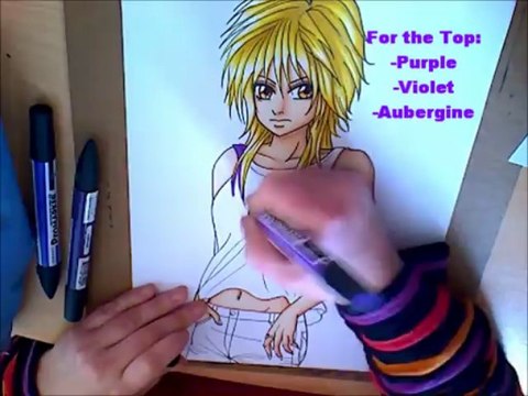 Réalisation d'un Dessin - Colorisation Traditionnelle aux Promarkers