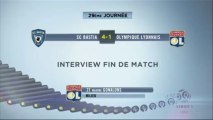 Interview de fin de match : SC Bastia - Olympique Lyonnais - saison 2012/2013