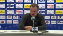 Conférence de presse SC Bastia - Olympique Lyonnais : Frédéric HANTZ (SCB) - Rémi GARDE (OL) - saison 2012/2013