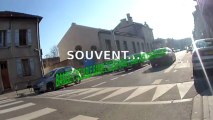 Stationnement sur bande cyclable : 