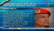 Pérez Arcay desmiente señalamientos de la oposición