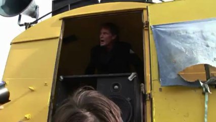 David Hasselhoff à Berlin pour protéger les restes du Mur