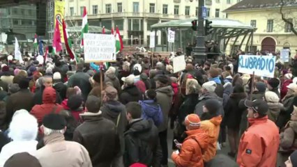 Hongrie: 4.000 manifestants contre le Premier ministre