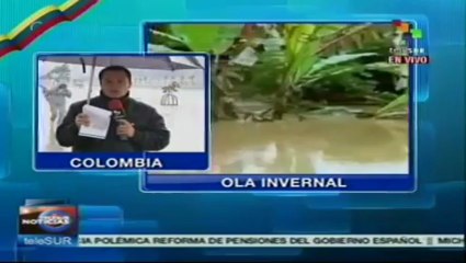Lluvias impactan Colombia y causan hasta ahora un fallecido