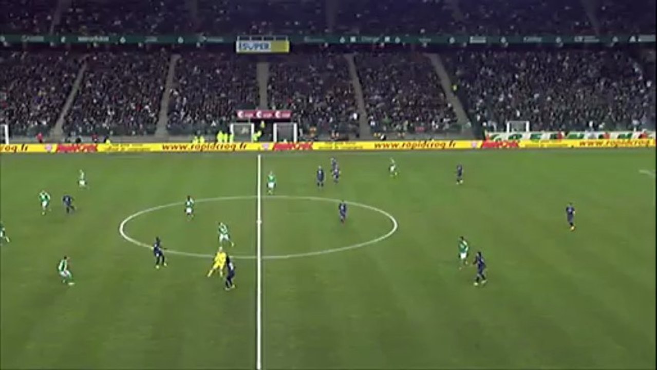 But Zlatan IBRAHIMOVIC (19ème pen) - AS Saint-Etienne - Paris Saint-Germain (2-2) - saison 2012/2013