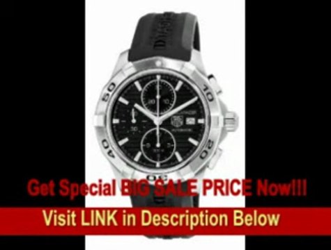 [SPECIAL DISCOUNT] TAG Heuer Men's CAP2110.FT6028 Aquaracer Black Chronograph Dial Watch