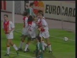1996 (April 17) Panathinaikos (Greece) 0-Ajax Amsterdam (Holland) 3 (Champions League)