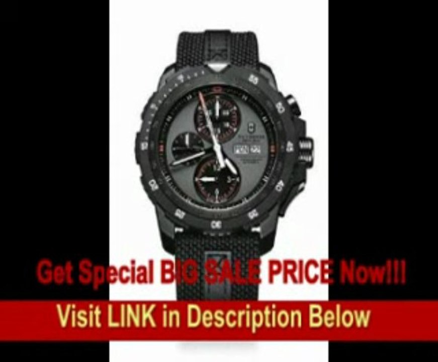 [REVIEW] Victorinox Swiss Army Alpnach Chronograph Black Dial Mens Watch 241527