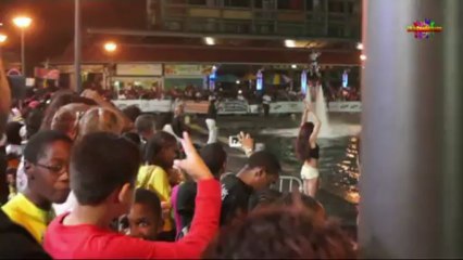 OUVERTURE KARUJET 2013 SPECTACLE FLYBOARD POINTE A PITRE LA DARSE