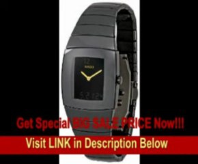 [SPECIAL DISCOUNT] Rado Watches Rado Sintra Super Jubile Black Tone Ceramic Digital and Analogue Multi-Function Men's Watch