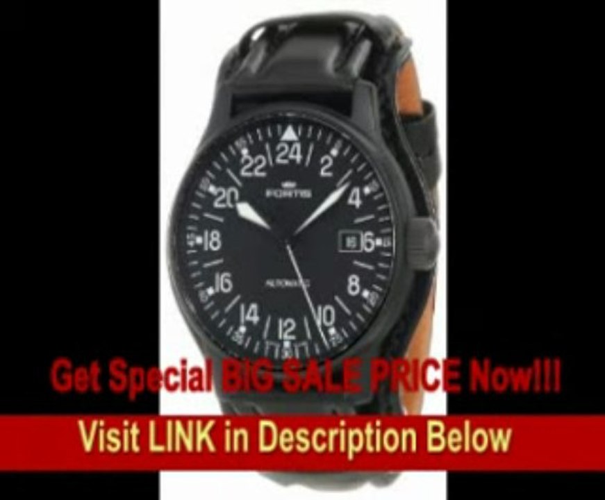 [SPECIAL DISCOUNT] Fortis Men's 596.18.41 L.01 Flieger Automatic 24 Hour Display Watch