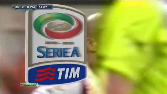 Чемпионат Италии 2012-13 29-й тур Милан — Палермо 2 тайм